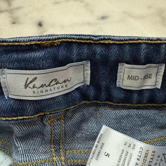 KanCan Girls Distressed Denim Shorts bought from The Buckle. - Picture 4 of 5